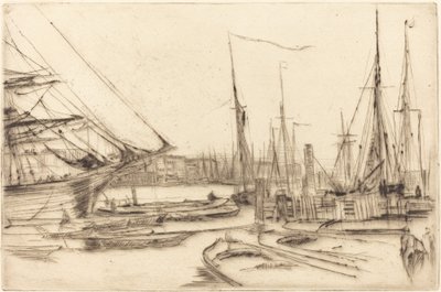 En skiss från Billingsgate av James Abbott McNeill Whistler
