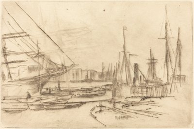 En skiss från Billingsgate av James Abbott McNeill Whistler