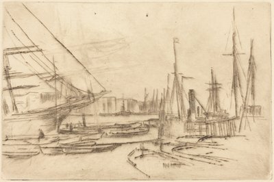 En skiss från Billingsgate av James McNeill Whistler