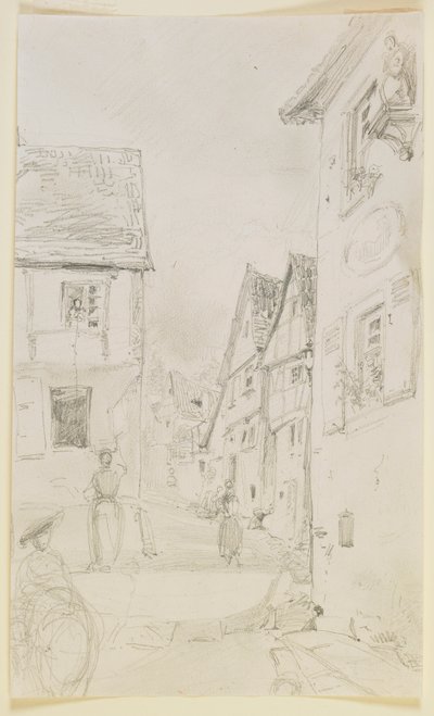 En gatubild av James Abbott McNeill Whistler