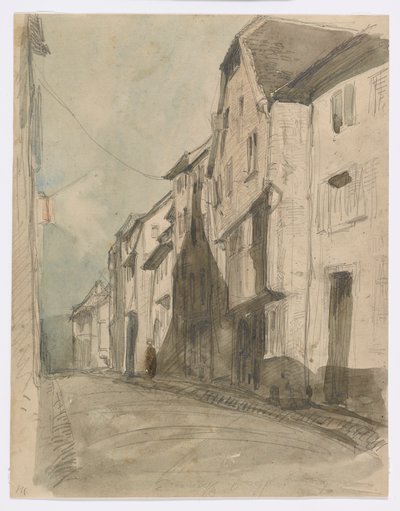En gata vid Saverne av James Abbott McNeill Whistler