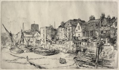 "Adam och Eva"-krogen, gamla Chelsea av James McNeill Whistler