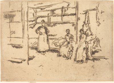 Efter försäljningen, Hounsditch av James Abbott McNeill Whistler