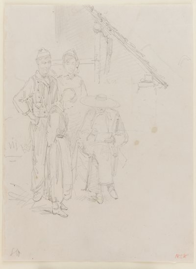 En konstnär som skissar av James Abbott McNeill Whistler