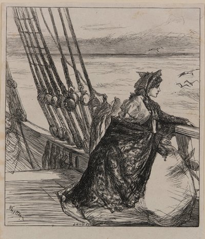 En illustration till <em>Majorens dotter</em> av James Abbott McNeill Whistler