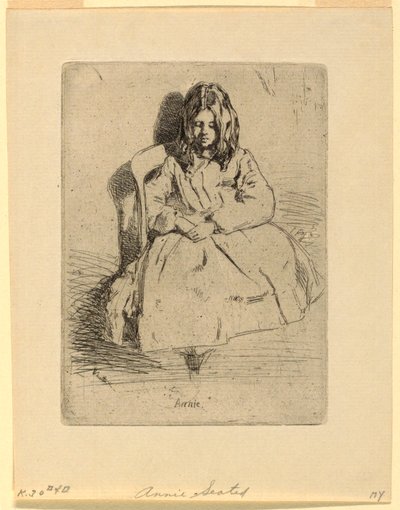 Annie, sittande av James Abbott McNeill Whistler