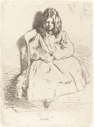 Annie Sittande av James Abbott McNeill Whistler