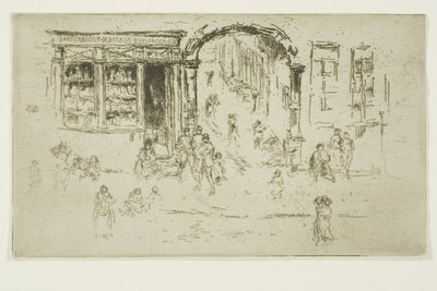 Archway, Bryssel av James Abbott McNeill Whistler