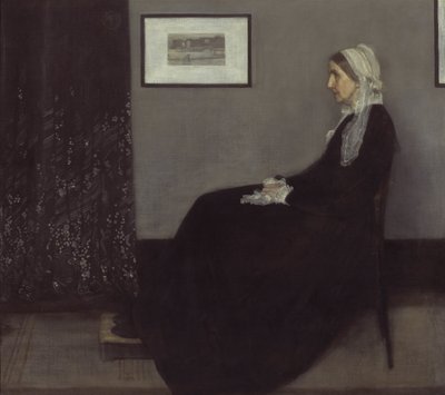 Porträtt av konstnärens mor av James McNeill Whistler