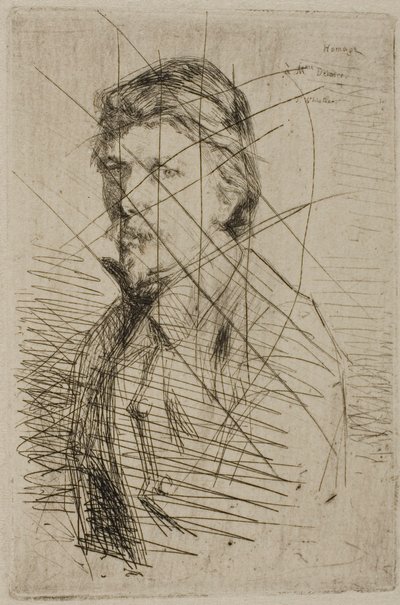 Auguste Delâtre, tryckare av James McNeill Whistler