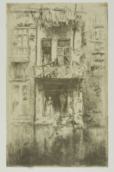 Balkong, Amsterdam av James Abbott McNeill Whistler