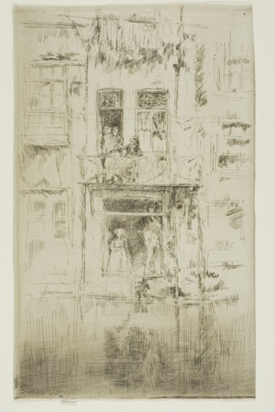 Balkong, Amsterdam av James Abbott McNeill Whistler