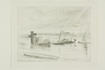 Battersea Dawn (Cadogan Pier) av James Abbott McNeill Whistler