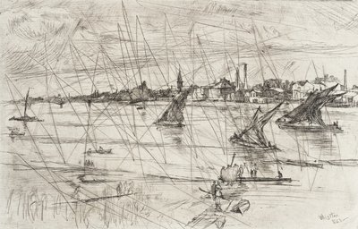 Battersea Reach av James McNeill Whistler
