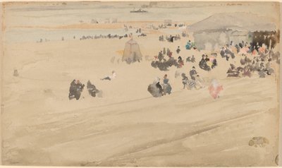 Strandscen av James Abbott McNeill Whistler