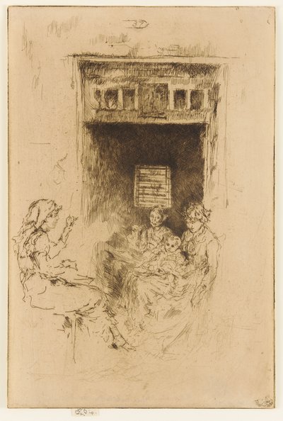 Bead Stringers av James Abbott McNeill Whistler