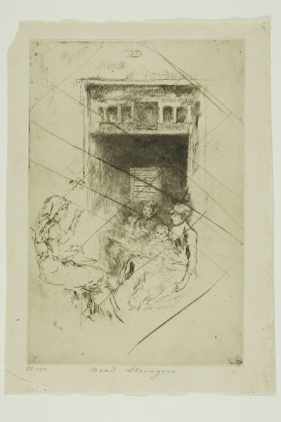 Bead Stringers av James Abbott McNeill Whistler