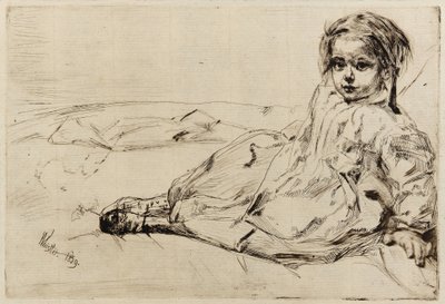 Bibi Valentin av James Abbott McNeill Whistler