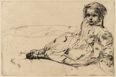Bibi Valentin av James Abbott McNeill Whistler