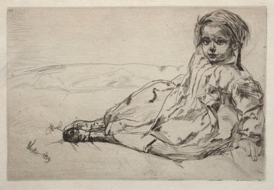 Bibi Valentine av James McNeill Whistler