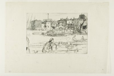 Black Lion Wharf av James McNeill Whistler