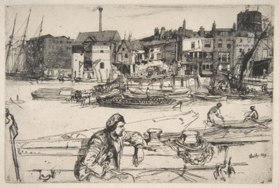 Svarta Lejonets kaj av James McNeill Whistler