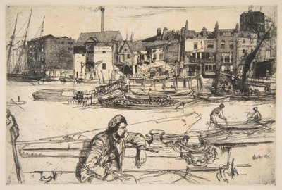 Black Lion-kajen av James McNeill Whistler