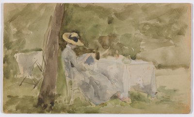 Frukost i trädgården av James Abbott McNeill Whistler
