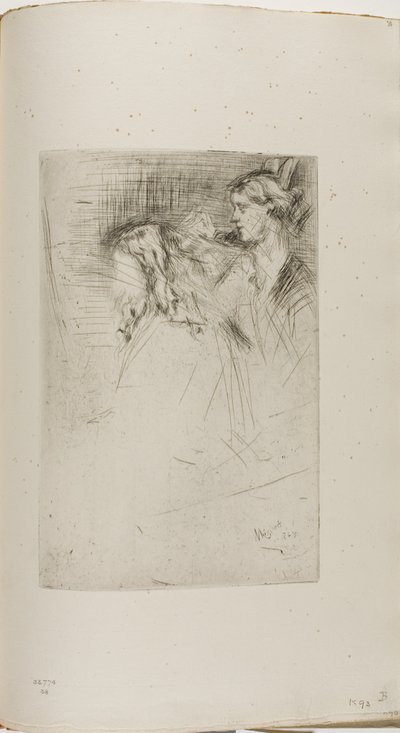 Borstar håret av James Abbott McNeill Whistler