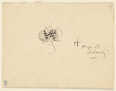 Fjäril med rutiga vingar av James McNeill Whistler