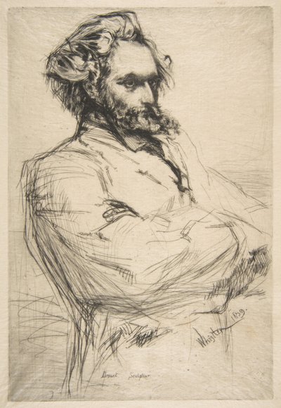 C. L. Drouet, skulptör av James McNeill Whistler