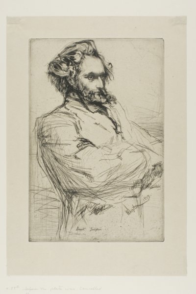 C.L. Drouet, skulptör av James Abbott McNeill Whistler