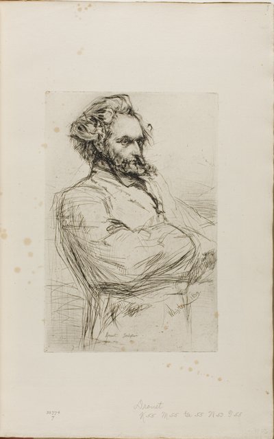 C.L. Drouet, skulptör av James Abbott McNeill Whistler