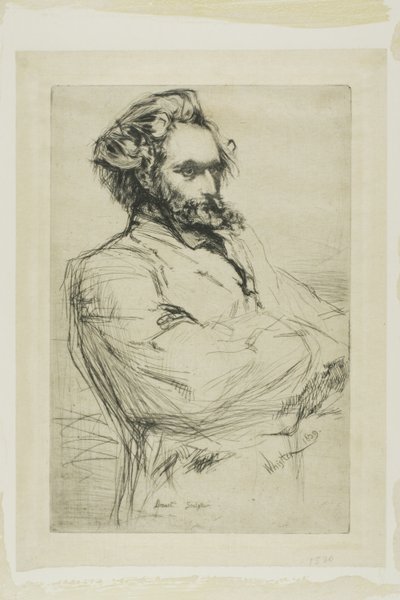 C. L. Drouet, skulptör av James McNeill Whistler