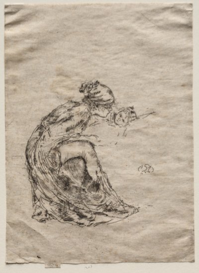Cameo, nr 1 (Mor och barn) av James McNeill Whistler