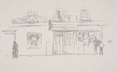Chelsea butiker av James Abbott McNeill Whistler