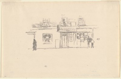 Chelsea butiker av James Abbott McNeill Whistler