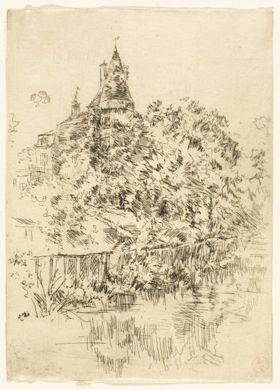 Chateau de Verneuil, Touraine av James Abbott McNeill Whistler