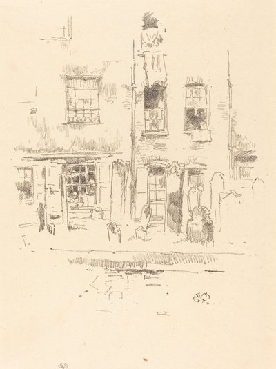 Kyrkogård av James Abbott McNeill Whistler