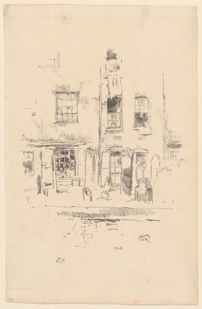 Kyrkogård av James Abbott McNeill Whistler