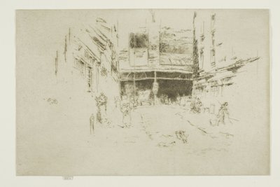 Klädbyte, Houndsditch, nr 1 av James Abbott McNeill Whistler