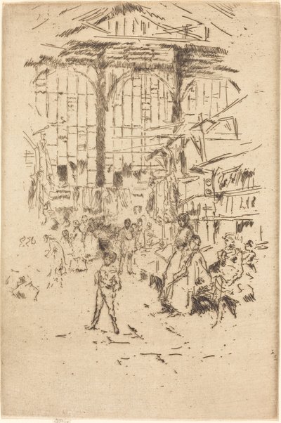 Klädbyten, No.II av James Abbott McNeill Whistler
