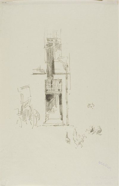 Tuppar och höns, Hôtel Colbert av James McNeill Whistler
