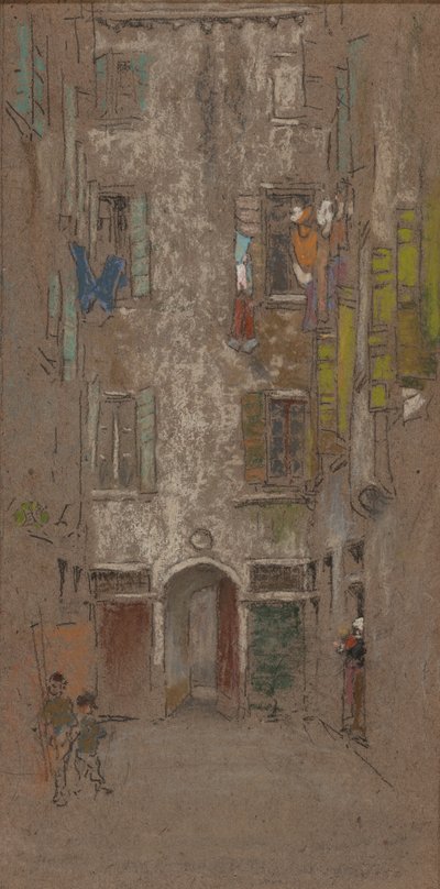 Paradiso Court av James McNeill Whistler