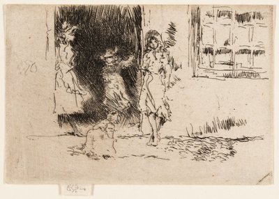 Stugadörr av James Abbott McNeill Whistler