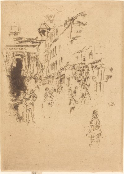 Cutler Street, Houndsditch av James Abbott McNeill Whistler