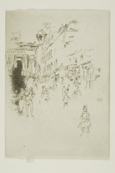 Cutler Street, Hounsditch av James Abbott McNeill Whistler