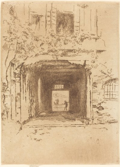 Dörröppning och Vine av James Abbott McNeill Whistler