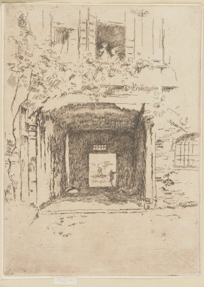 Dörröppning och Vine av James Abbott McNeill Whistler