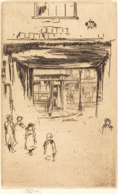 Drury Lane av James Abbott McNeill Whistler